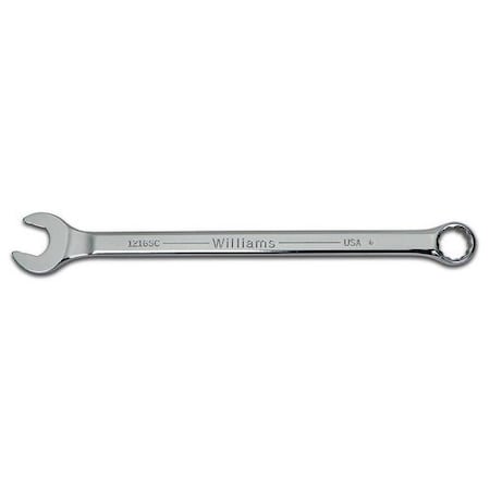 Williams 1218SC Combination Wrench, 9/16 Inch Opening, Rounded, 8 3/4 Inch OAL JHW1218SC